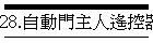 28.自動門主人遙控器